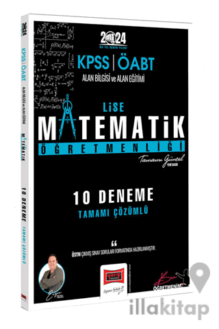 2024 ÖABT Lise Matematik Öğretmenliği 10 Deneme Sınavı