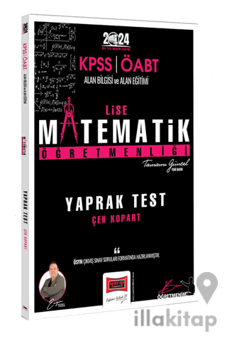 2024 ÖABT Lise Matematik Öğretmenliği Yaprak Test