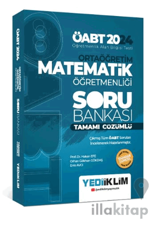 2024 ÖABT Ortaöğretim Matematik Öğretmenliği Tamamı Çözümlü Soru Banka