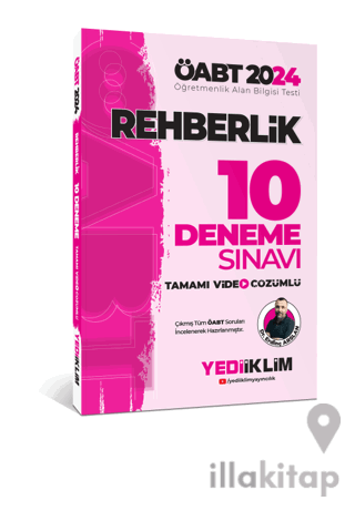 2024 ÖABT Rehberlik Tamamı Video Çözümlü 10 Deneme Sınavı