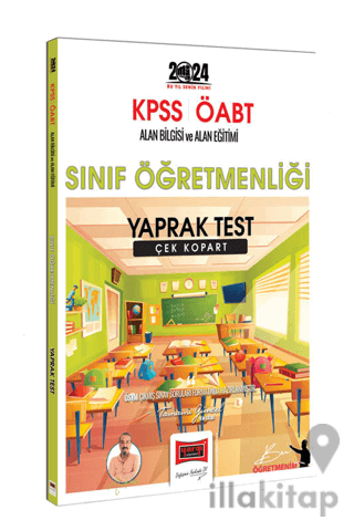 2024 ÖABT Sınıf Öğretmenliği Çek Kopart Yaprak Test