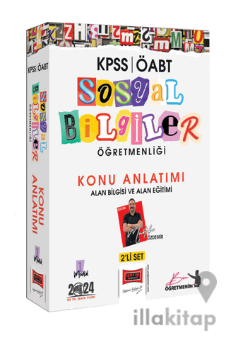 2024 ÖABT Sosyal Bilgiler Öğretmenliği Konu Anlatımı 2'li Set (Alan Bi