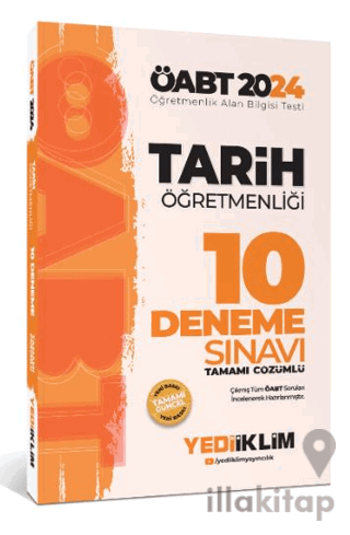 2024 ÖABT Tarih Öğretmenliği Tamamı Video Çözümlü 10 Deneme Sınavı