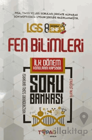 2025 8. Sınıf Yeni Sistem LGS Fen Bilimleri Dijital Çözümlü Soru Banka