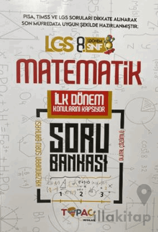 2025 8. Sınıf Yeni Sistem LGS Matematik Dijital Çözümlü Soru Bankası