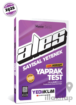 2025 ALES Sayısal Yetenek Çek Kopart Yaprak Test