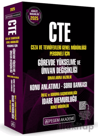 2025 CTE Adalet Bakanlığı Ceza ve Tevkifevleri Genel Müdürlüğü İnfaz K