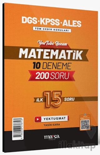 2025 DGS KPSS ALES Matematik 10 Deneme İlk 15 Soru