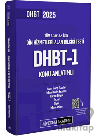 2025 Din Hizmetleri Alan Bilgisi Testi DHBT-1 Konu Anlatımlı