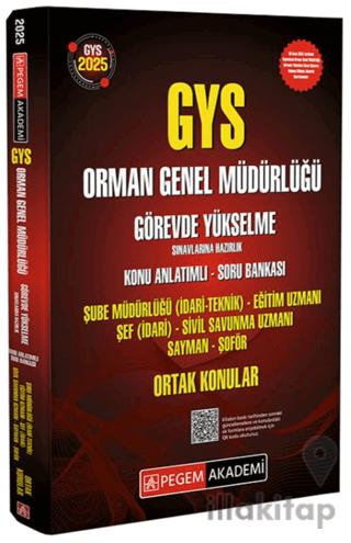 2025 GYS Orman Genel Müdürlüğü Görevde Yükselme Sınavlarına Hazırlık K