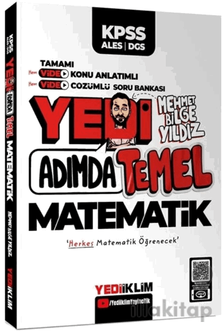 2025 KPSS DGS ALES TYT 7 Yedi Adımda Temel Matematik Konu Anlatımlı So