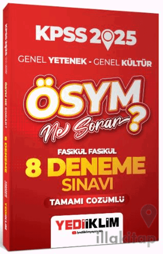 2025 KPSS Genel Yetenek Genel Kültür ÖSYM Ne Sorar Tamamı Çözümlü 8 Fa