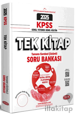 2025 KPSS Tek Kitap Soru Bankası (Karekod Çözümlü)