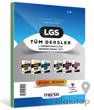 2025 LGS 1.Dönem Konuları Tüm Dersler Deneme Sınavı Seti 6 Fasikül 27 