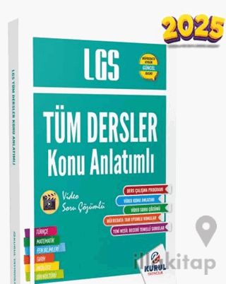 2025 LGS Tüm Dersler Tek Kitap Konu Anlatımlı