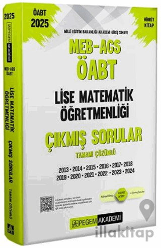 2025 MEB-AGS-ÖABT Lise Matematik Öğretmenliği Çıkmış Sorular