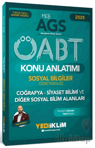 2025 MEB AGS ÖABT Sosyal Bilgiler Öğretmenliği Coğrafya - Siyaset Bili