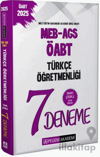 2025 MEB-AGS-ÖABT Türkçe Öğretmenliği Tamamı Çözümlü 7 Deneme