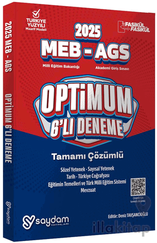 2025 MEB AGS Optimum 6'lı Deneme