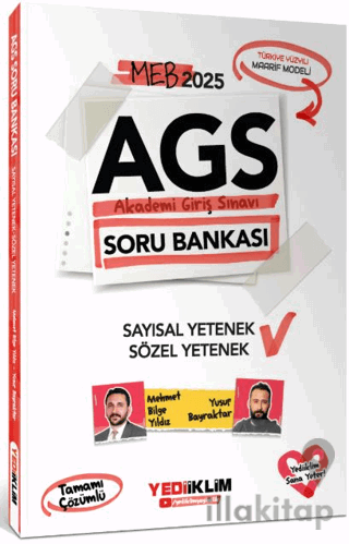 2025 MEB AGS Sayısal Yetenek - Sözel Yetenek Tamamı Çözümlü Soru Banka