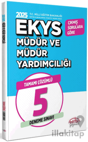 2025 MEB EKYS Müdür Ve Müdür Yardımcılığı Tamamı Çözümlü 5 Deneme Sına