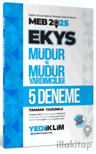 2025 MEB EKYS Müdür ve Müdür Yardımcılığı Tamamı Çözümlü 5 Deneme