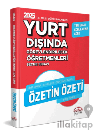 2025 MEB Yurt Dışında Görevlendirilecek Öğretmenleri Seçme Sınavı Özet