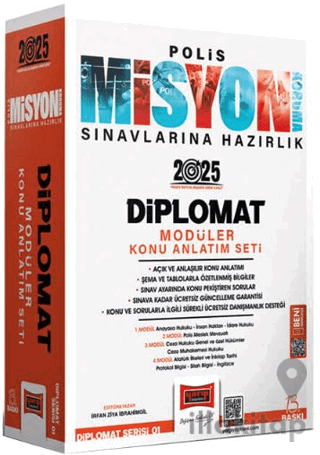 2025 Polis Misyon Sınavlarına Hazırlık Diplomat Serisi Diplomat Modüle