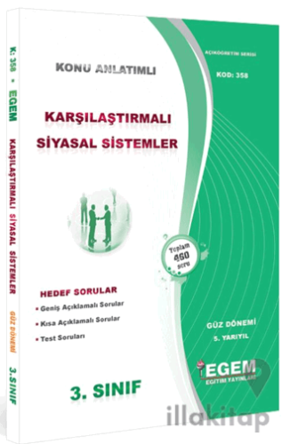 3. Sınıf 5. Yarıyıl Karşılaştırmalı Siyasal Sistemler Konu Anlatımlı S