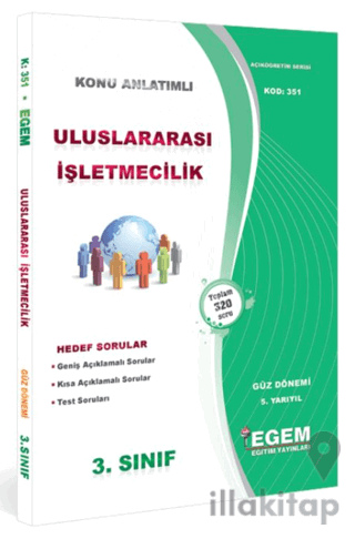 3. Sınıf 5. Yarıyıl Uluslararası İşletmecilik Konu Anlatımlı Soru Bank