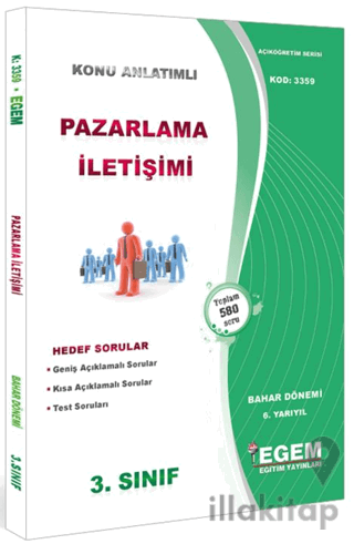 3. Sınıf 6. Yarıyıl Konu Anlatımlı Pazarlama İletişimi - Kod 3359