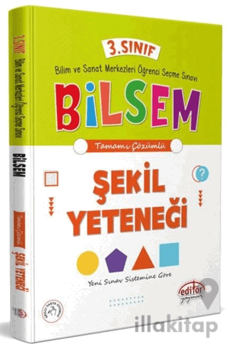 3. Sınıf Bilsem Hazırlık Şekil Yeteneği Tamamı Çözümlü