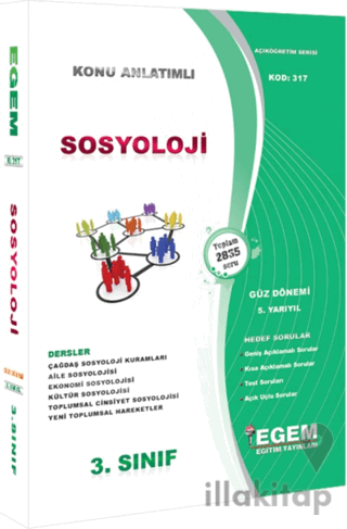 3. Sınıf Sosyoloji Konu Anlatımlı Soru Bankası - Güz Dönemi (5. Yarıyı