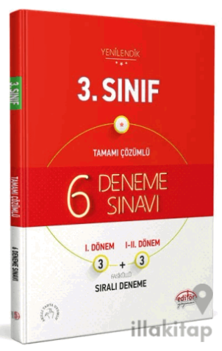 3. Sınıf Tamamı Çözümlü 6 Deneme Sınavı Fasiküllü