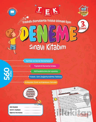 3. Sınıf Tek Deneme Sınavı Kitabım