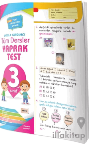 3. Sınıf Tüm Dersler Yaprak Test