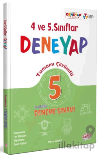 4 - 5. Sınıf Deneyap Tamamı Çözümlü 5 Deneme Sınavı