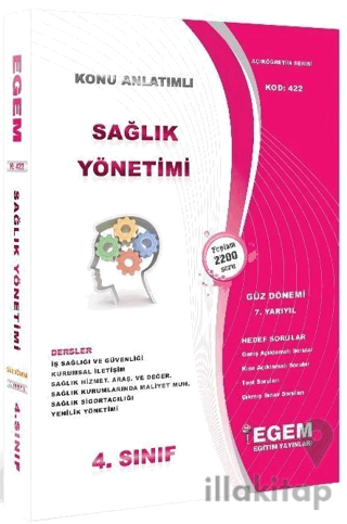 4. Sınıf 7. Yarıyıl Sağlık Yönetimi Konu Anlatımlı Soru Bankası (Kod 4