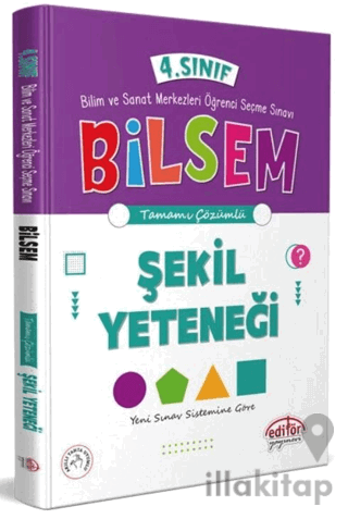 4. Sınıf Bilsem Hazırlık Şekil Yeteneği Tamamı Çözümlü