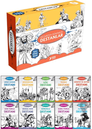 4. Sınıf Geçmişten Günümüze Destanlar Serisi (10 Kitaplık Set)