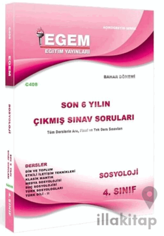 4. Sınıf Sosyoloji Bahar Dönemi Çıkmış Sınav Soruları 2012-2018