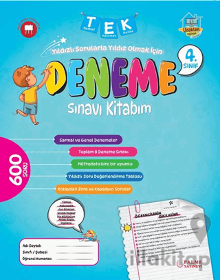 4. Sınıf Tek Deneme Sınavı Kitabım