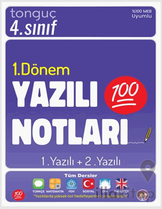 4. Sınıf Yazılı Notları 1. Dönem 1 ve 2. Yazılı