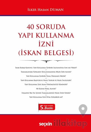 40 Soruda Yapı Kullanma İzni