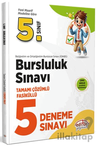 5. Sınıf Bursluluk Sınavı Tamamı Çözümlü 5 Deneme Sınavı