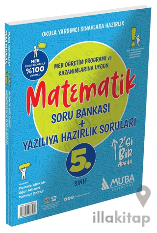 5. Sınıf Matematik Soru Bankası + Yazılıya Hazırlık Soruları 2'si 1 Ar