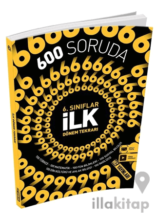 6. Sınıf 600 Soruda İlk Dönem Tekrarı