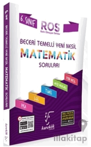 6. Sınıf Beceri Temelli ROS Matematik Soruları