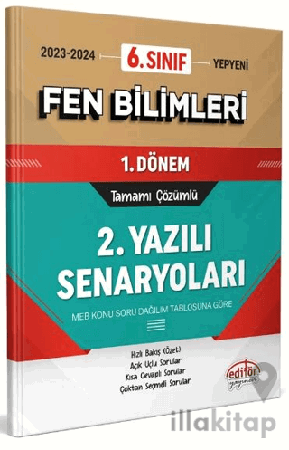 6. Sınıf Fen Bilimleri 1. Dönem Ortak Sınavı 2. Yazılı Senaryoları Tam