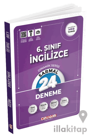 6. Sınıf İngilizce 24'lü Sarmal Deneme